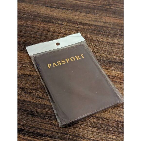 🖤  Dark Brown Passport Cover - Picture 6 of 6